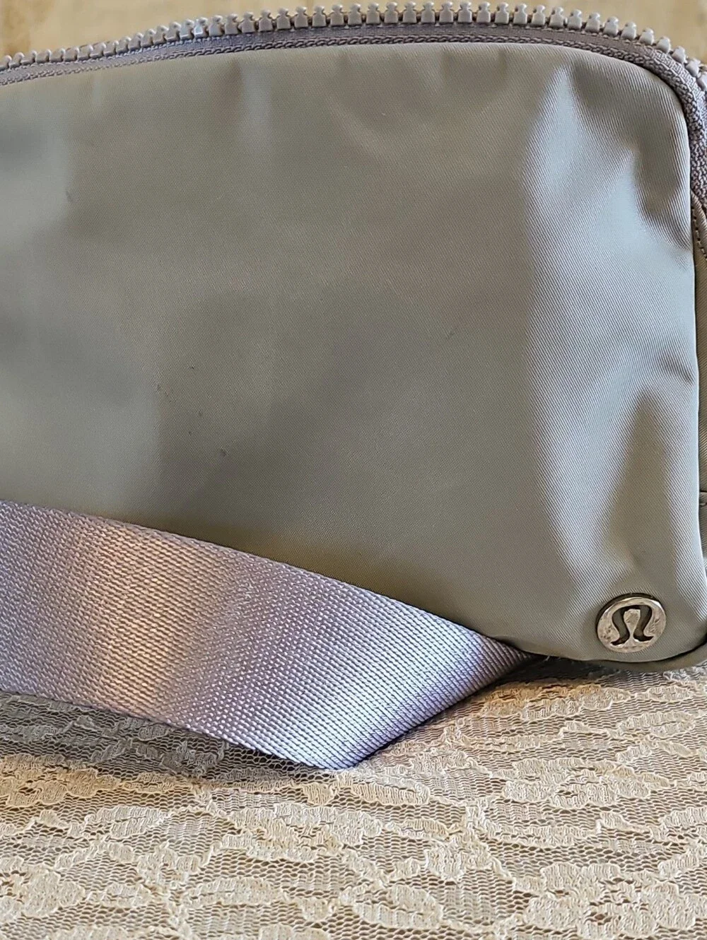 lululemon athletica Light Gray Belt Pouch